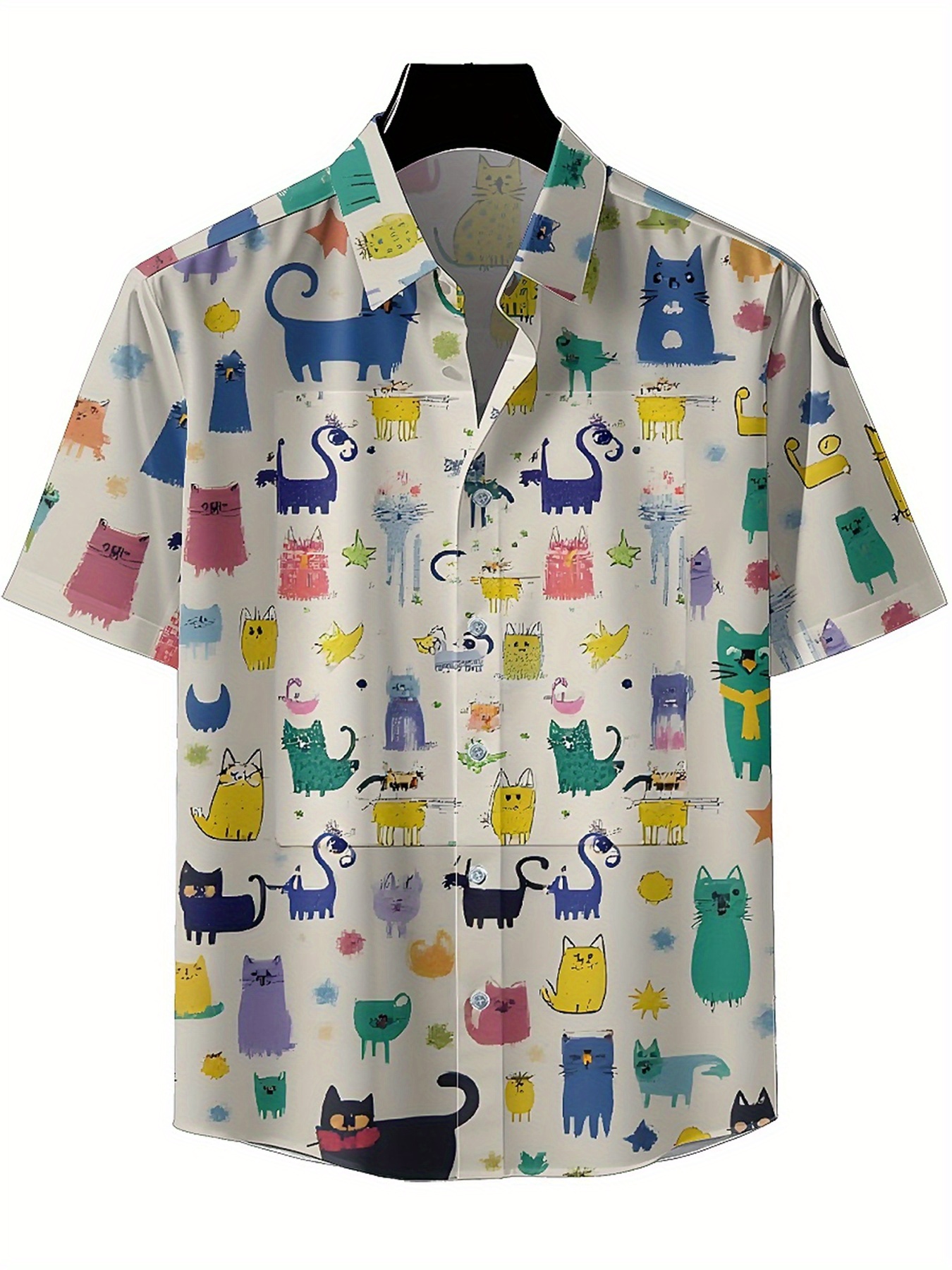 Men's Plus Size Hawaiian Shirt - Beach Shirt Hawaiian incelemesi ve fiyatı