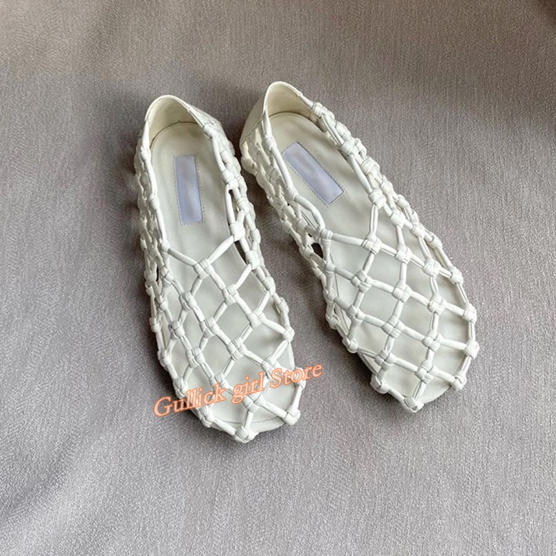 French Woven Mesh Hollow flat  - Summer Clothing Ladies incelemesi ve fiyatı
