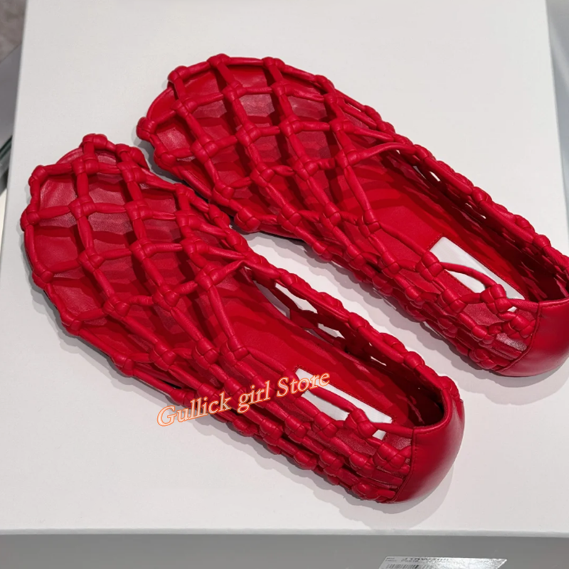 French Woven Mesh Hollow flat  - Summer Clothing Ladies incelemesi ve fiyatı