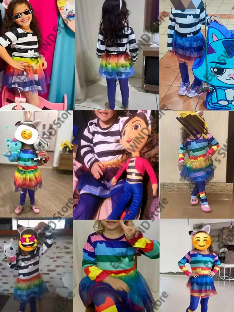 2026 cartoon Black White Strip - Summer Clothing Teen Girls incelemesi ve fiyatı