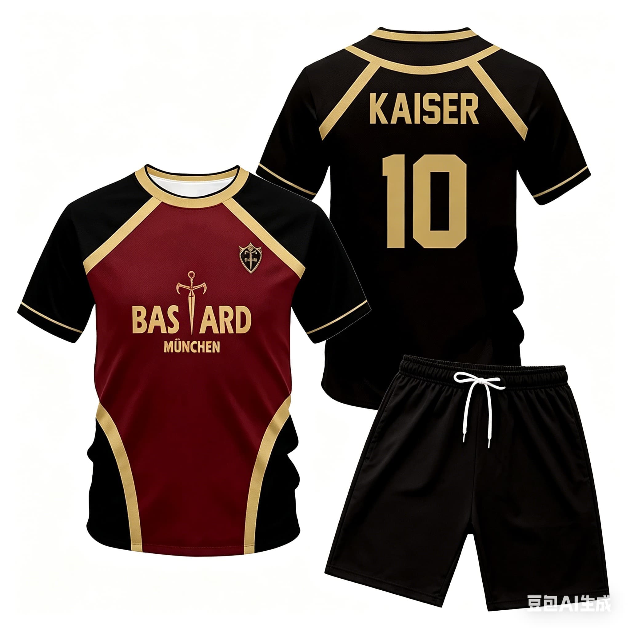 Anime Kaiser Jersey Set Japane - Summer Clothing For Young Men incelemesi ve fiyatı