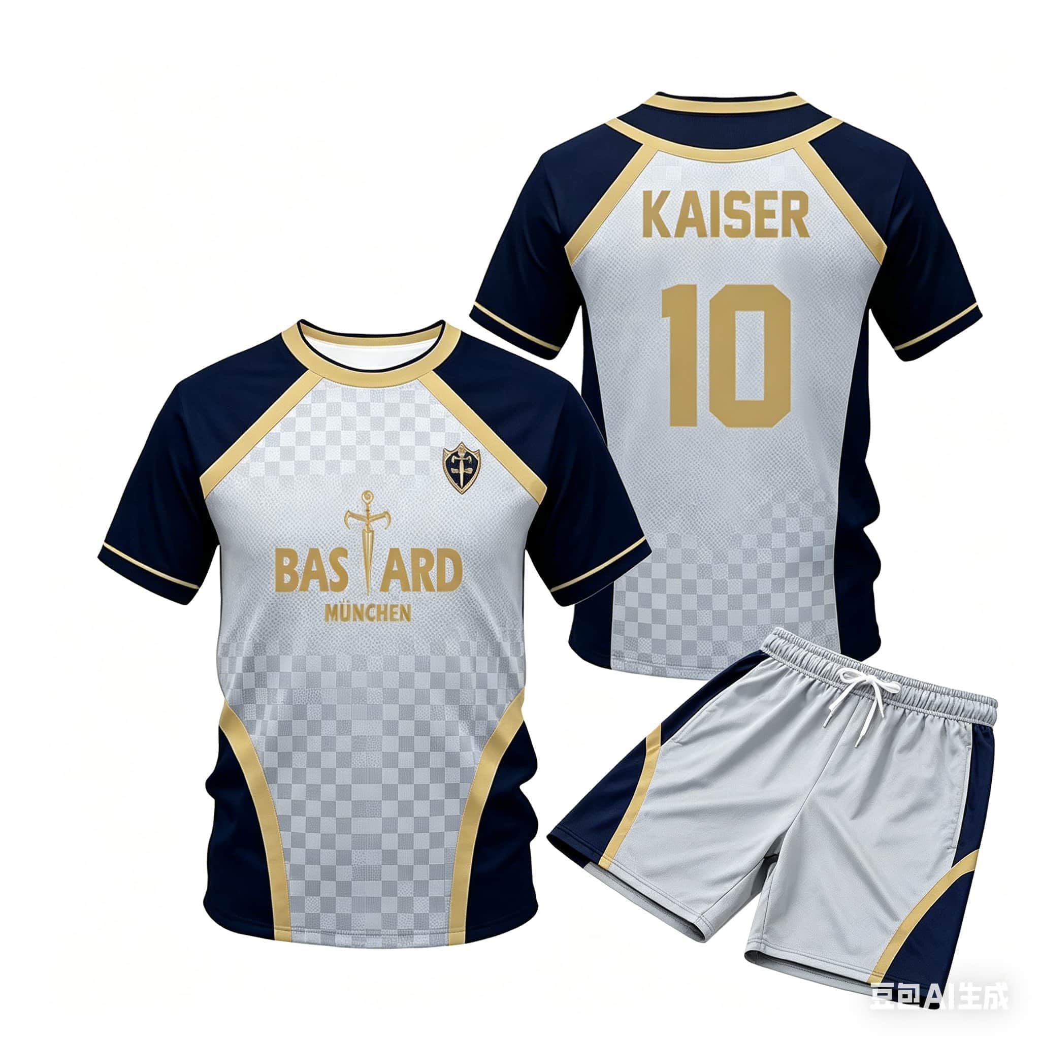 Anime Kaiser Jersey Set Japane - Summer Clothing For Young Men incelemesi ve fiyatı
