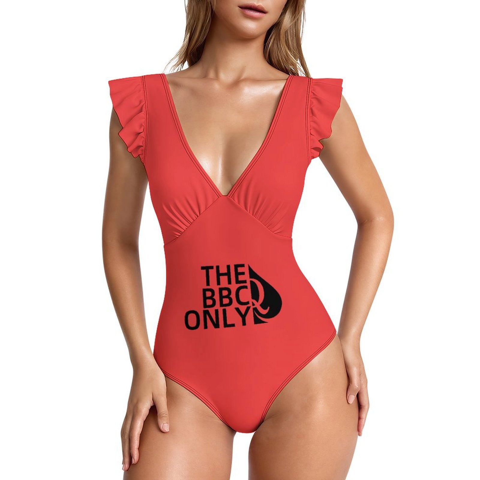 I love BBC printed women's one - Swimsuit One Piece incelemesi ve fiyatı