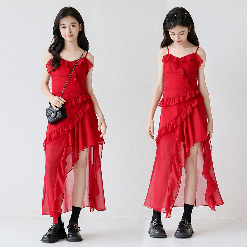 Girls Strapless Dress Summer T - Summer Clothing Teen Girls incelemesi ve fiyatı