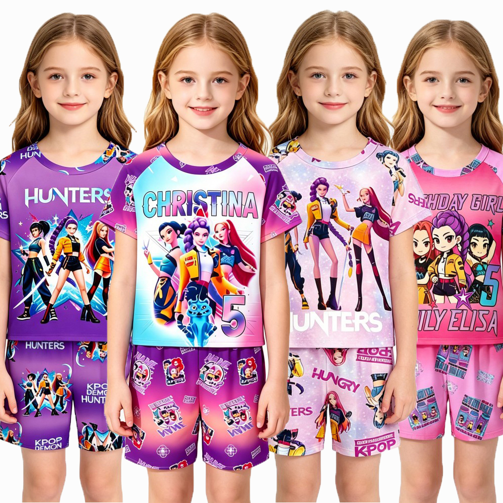 2026 New Kpop Themed Kids Paja - Summer Clothing Teen Girls incelemesi ve fiyatı