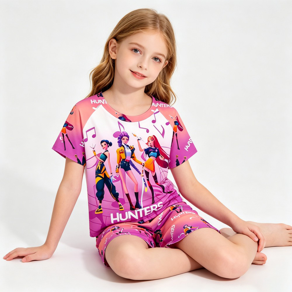 2026 New Kpop Themed Kids Paja - Summer Clothing Teen Girls incelemesi ve fiyatı