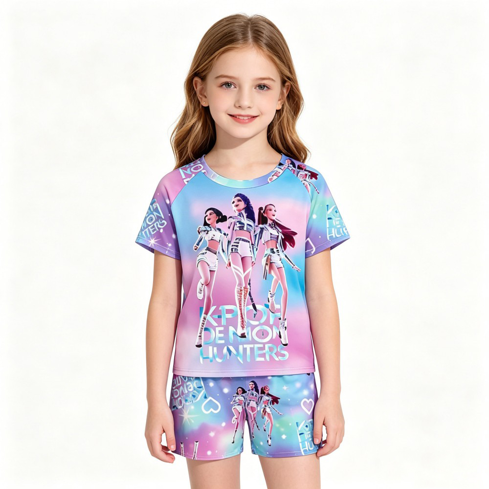2026 New Kpop Themed Kids Paja - Summer Clothing Teen Girls incelemesi ve fiyatı
