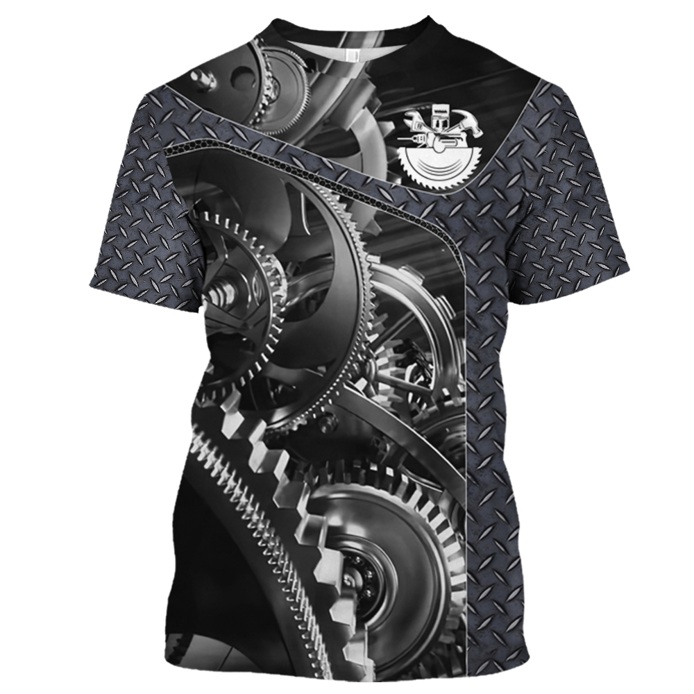 Vintage T-Shirt Mechanic 3D Pr - Summer Clothing Name incelemesi ve fiyatı