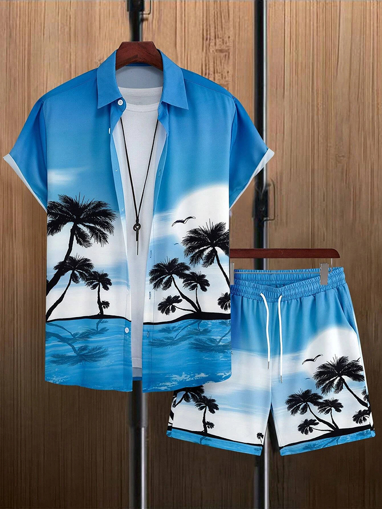 Hawaiian Men's Short Sleeve Sh - Beach Shirt Hawaiian incelemesi ve fiyatı