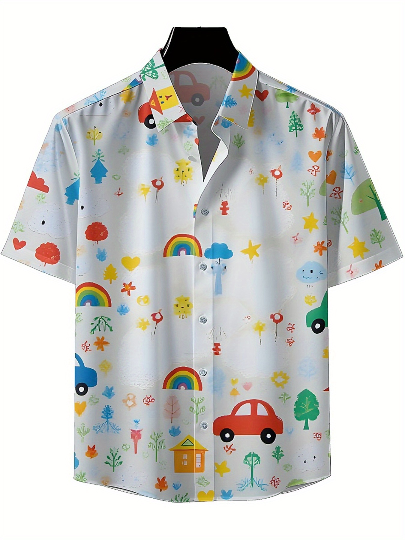 Men's Plus Size Hawaiian Shirt - Beach Shirt Hawaiian incelemesi ve fiyatı
