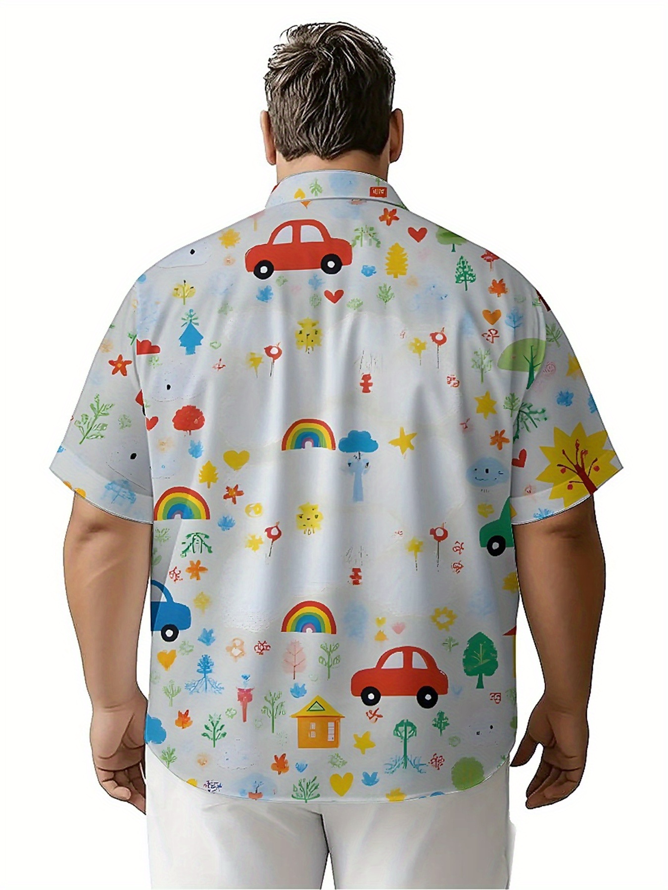 Men's Plus Size Hawaiian Shirt - Beach Shirt Hawaiian incelemesi ve fiyatı