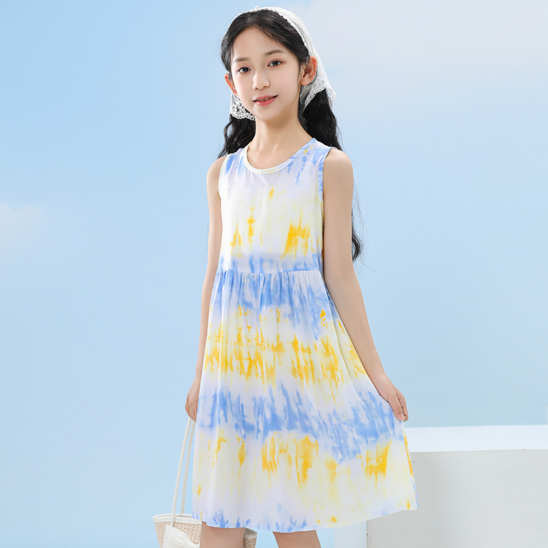 Floral Summer Sleeveless Girls - Summer Clothing Teen Girls incelemesi ve fiyatı