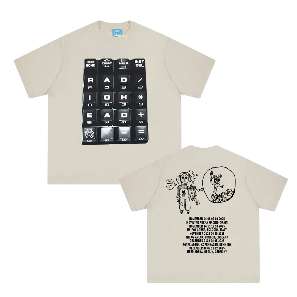 2025 Black Tour T-shirt Radioh - Summer Clothing Websites incelemesi ve fiyatı