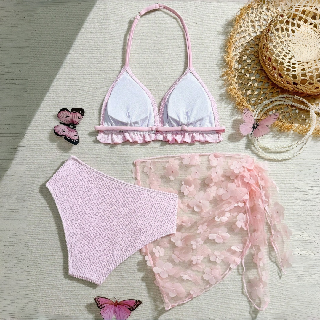 Tween And Teen Girl 3pcs Bikin - Summer Clothing Teen Girls incelemesi ve fiyatı