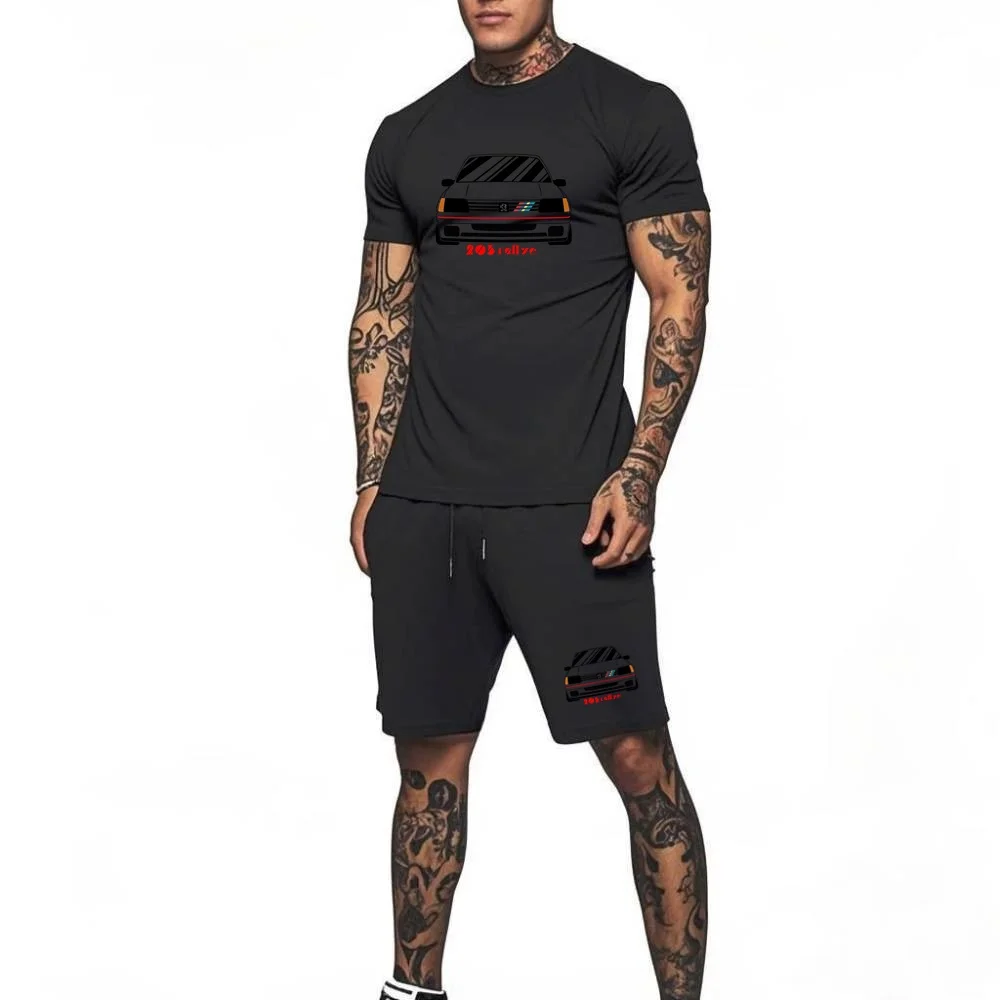 Chic T-Shirt 2Piece Sets Wrc 2 - Summer Clothing For Young Men incelemesi ve fiyatı