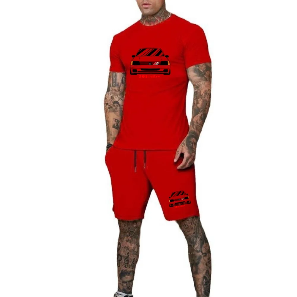 Chic T-Shirt 2Piece Sets Wrc 2 - Summer Clothing For Young Men incelemesi ve fiyatı