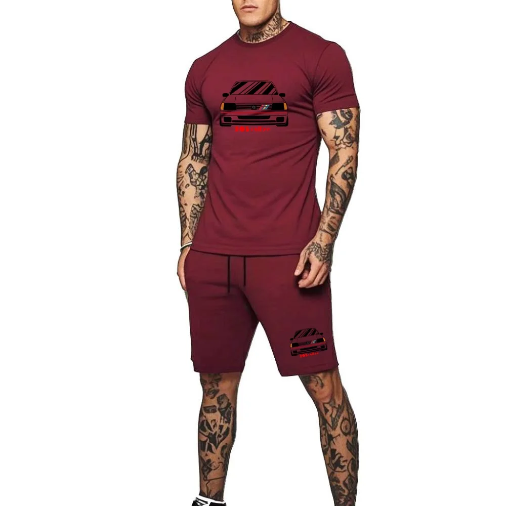 Chic T-Shirt 2Piece Sets Wrc 2 - Summer Clothing For Young Men incelemesi ve fiyatı
