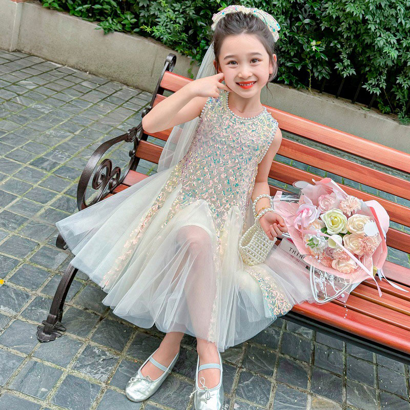 Children's Dress Mesh Sequins  - Summer Dresses Yours Clothing incelemesi ve fiyatı