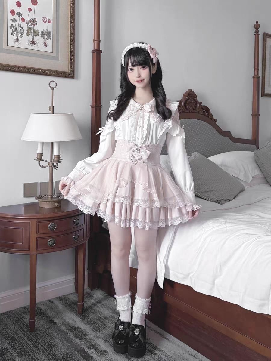 Harajuku Kawaii Skirt Sets Wom - Off Shoulder Blouse incelemesi ve fiyatı