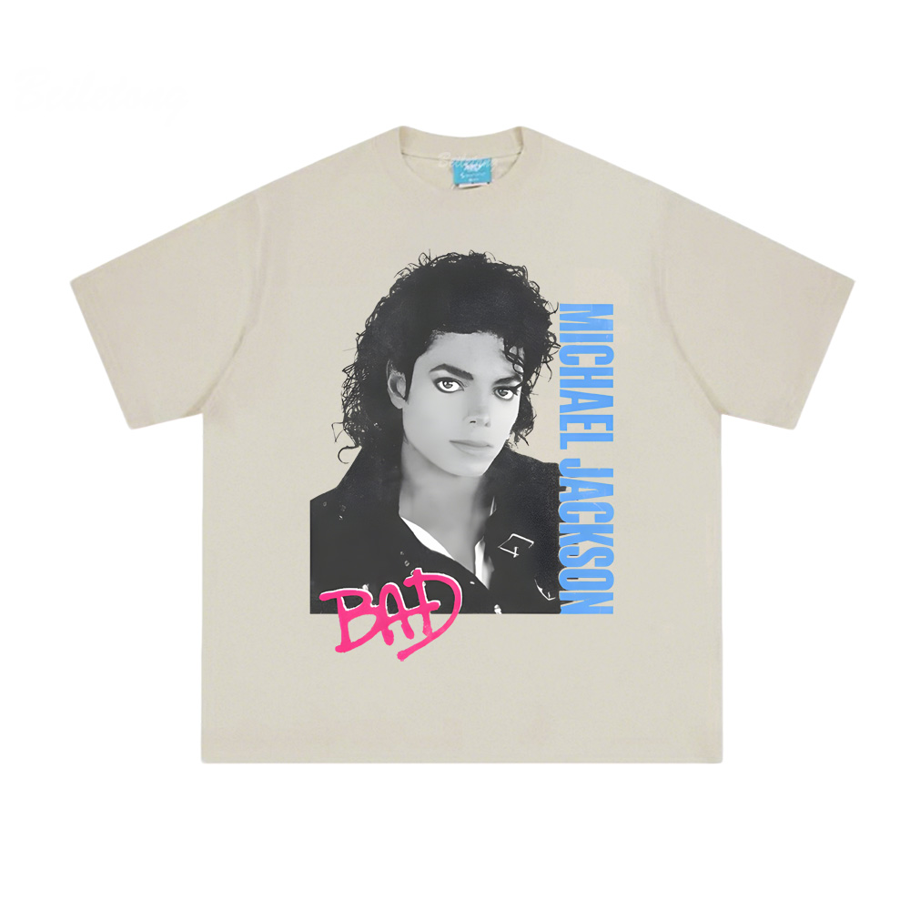 Michael Jackson Bad White Tee  - Summer Clothing Websites incelemesi ve fiyatı