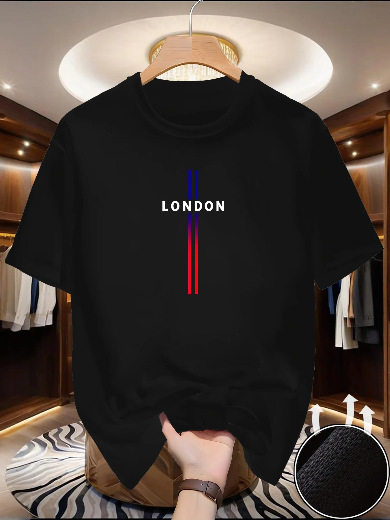 Men's SCross print T-shirt Sum - Summer Clothing Europe incelemesi ve fiyatı