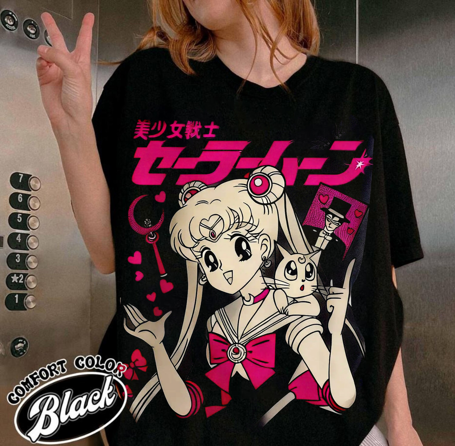 Sailor Moon Anime Print Men Wo - Japanese Summer Clothing Men incelemesi ve fiyatı