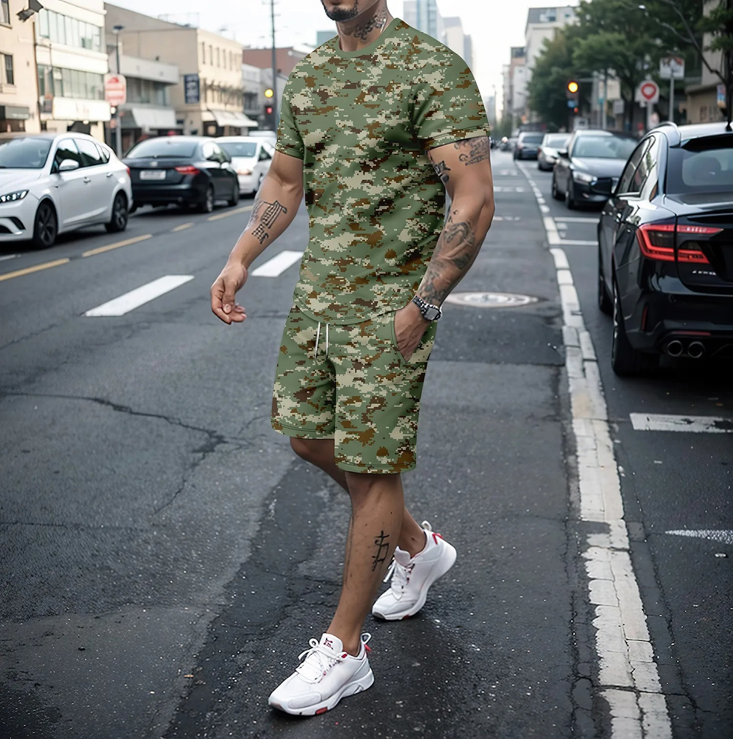 Camouflage Outdoor Tracksuits  - Summer Alt Clothing incelemesi ve fiyatı