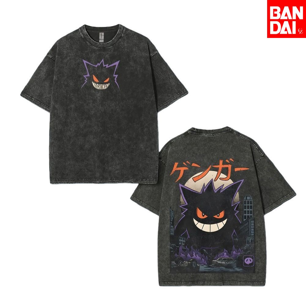 Pokemon Gastly Haunter Gengar  - Japanese Summer Clothing Men incelemesi ve fiyatı
