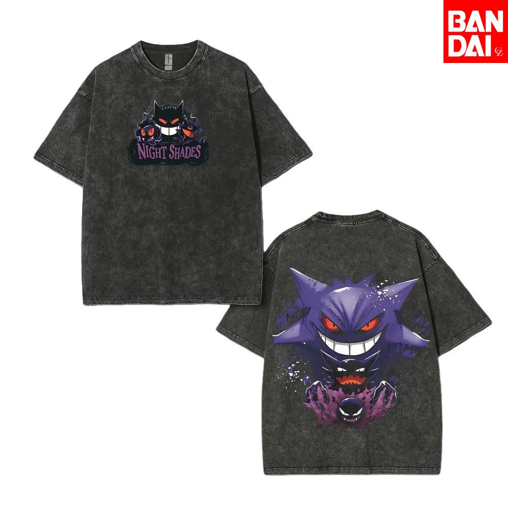 Pokemon Gastly Haunter Gengar  - Japanese Summer Clothing Men incelemesi ve fiyatı