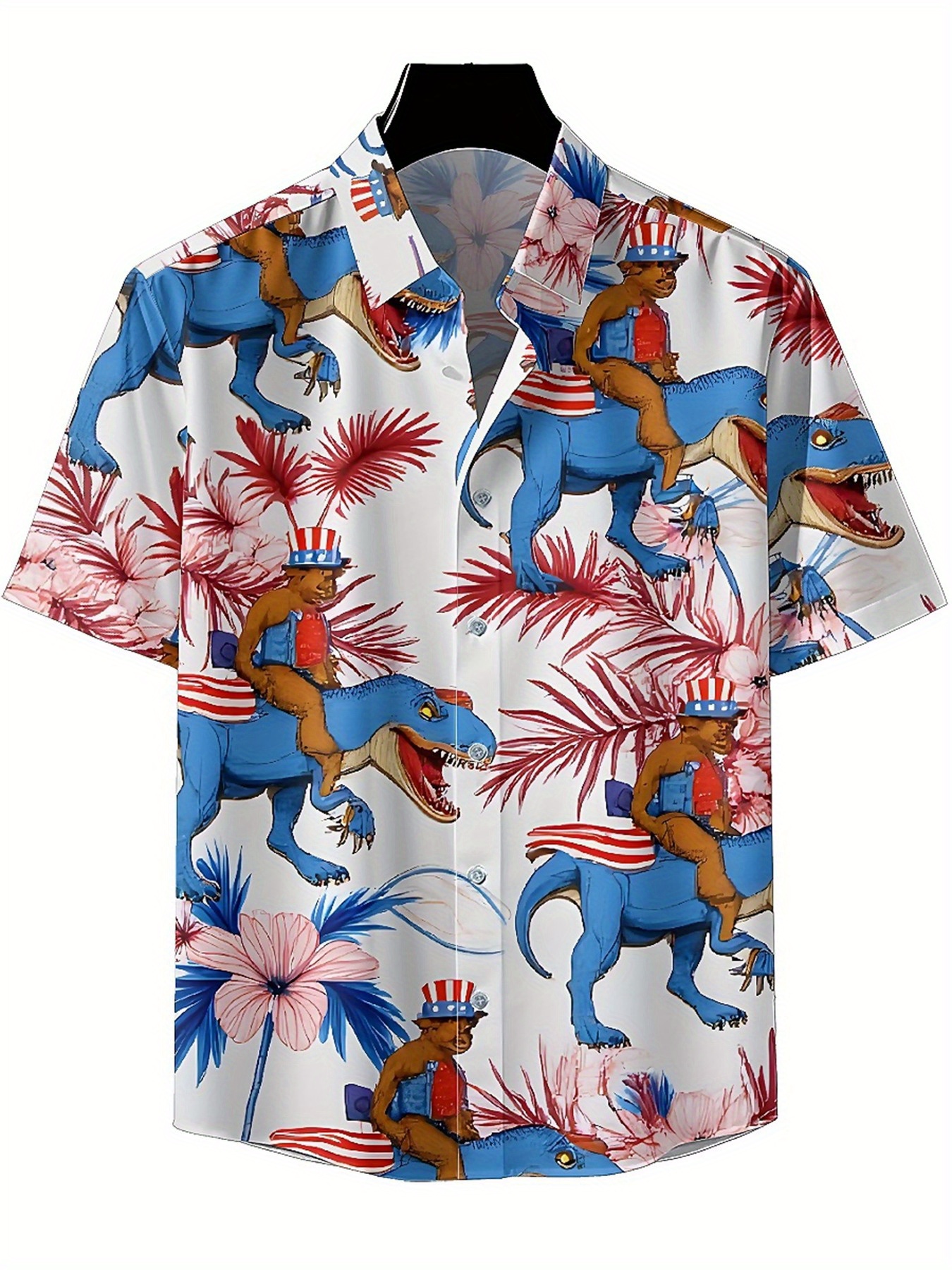 Men's Plus Size Hawaiian Shirt - Beach Shirt Hawaiian incelemesi ve fiyatı