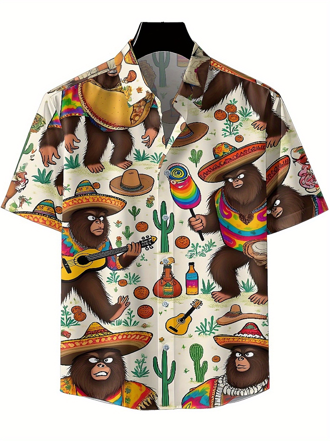 Men's Plus Size Hawaiian Shirt - Beach Shirt Hawaiian incelemesi ve fiyatı