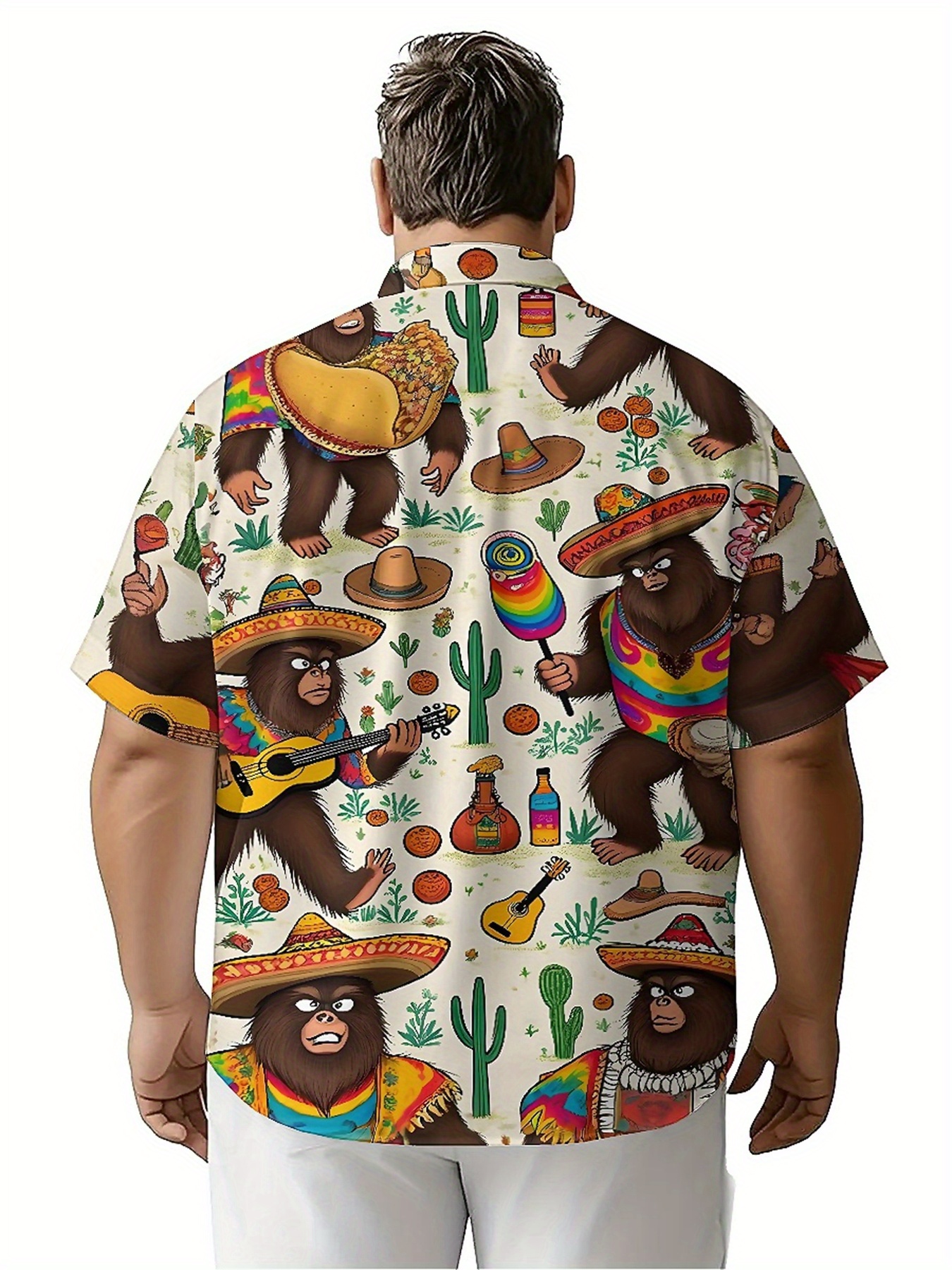 Men's Plus Size Hawaiian Shirt - Beach Shirt Hawaiian incelemesi ve fiyatı