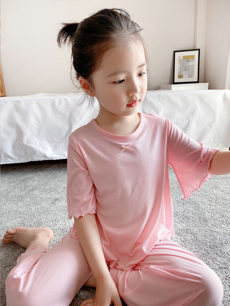 Pajamas Child House Clothing T - Summer Clothing Teen Girls incelemesi ve fiyatı