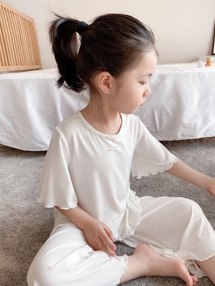 Pajamas Child House Clothing T - Summer Clothing Teen Girls incelemesi ve fiyatı