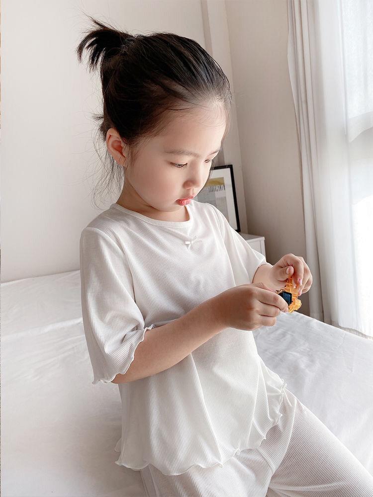 Pajamas Child House Clothing T - Summer Clothing Teen Girls incelemesi ve fiyatı