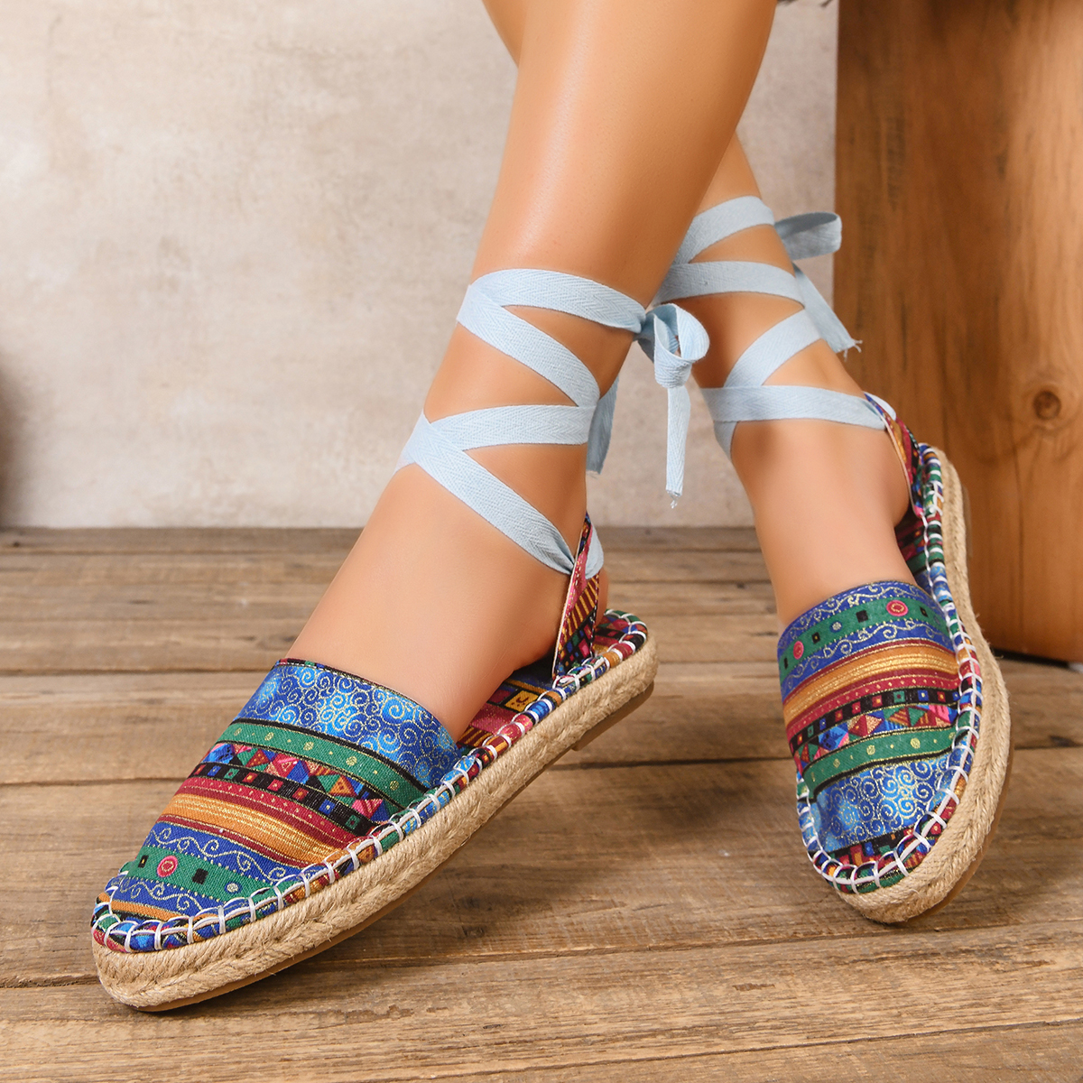2026 Hot Sale Promotion Cotton - Espadrille Sandal Women incelemesi ve fiyatı