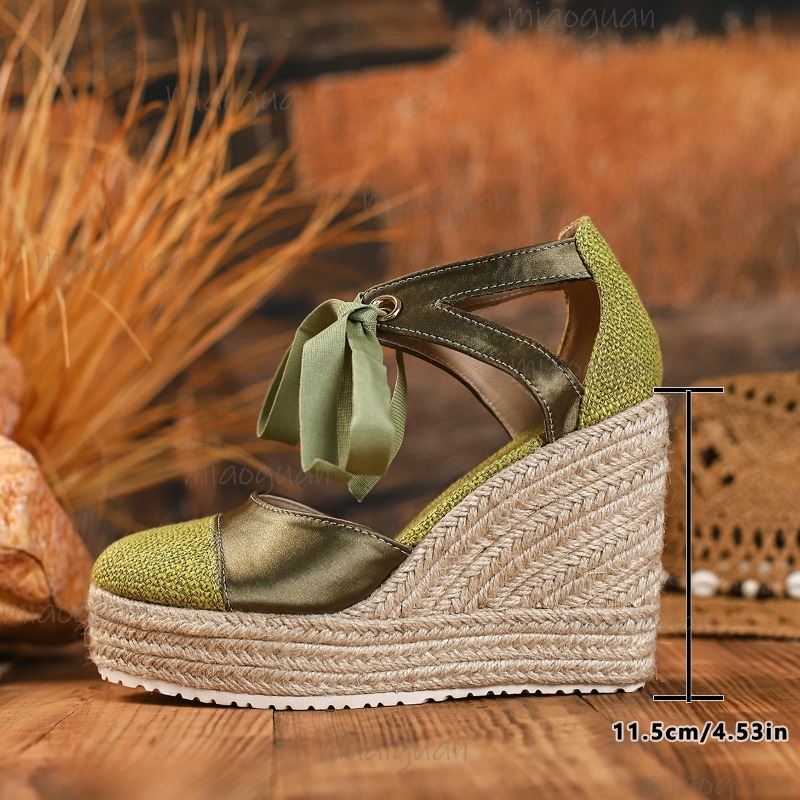 Round Toe Cover Heel Women's L - Espadrille Sandal Women incelemesi ve fiyatı