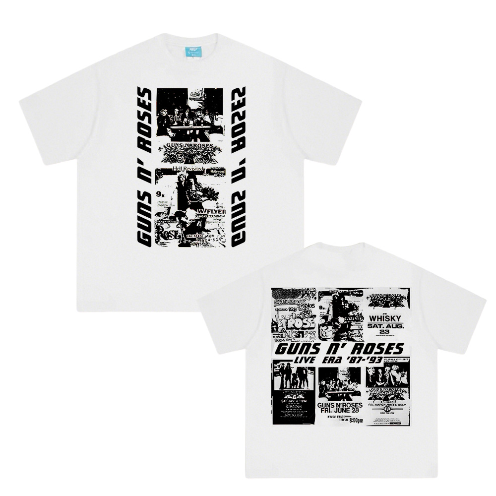 LIVE ERA T-SHIRT ROSES band GU - Summer Clothing Websites incelemesi ve fiyatı