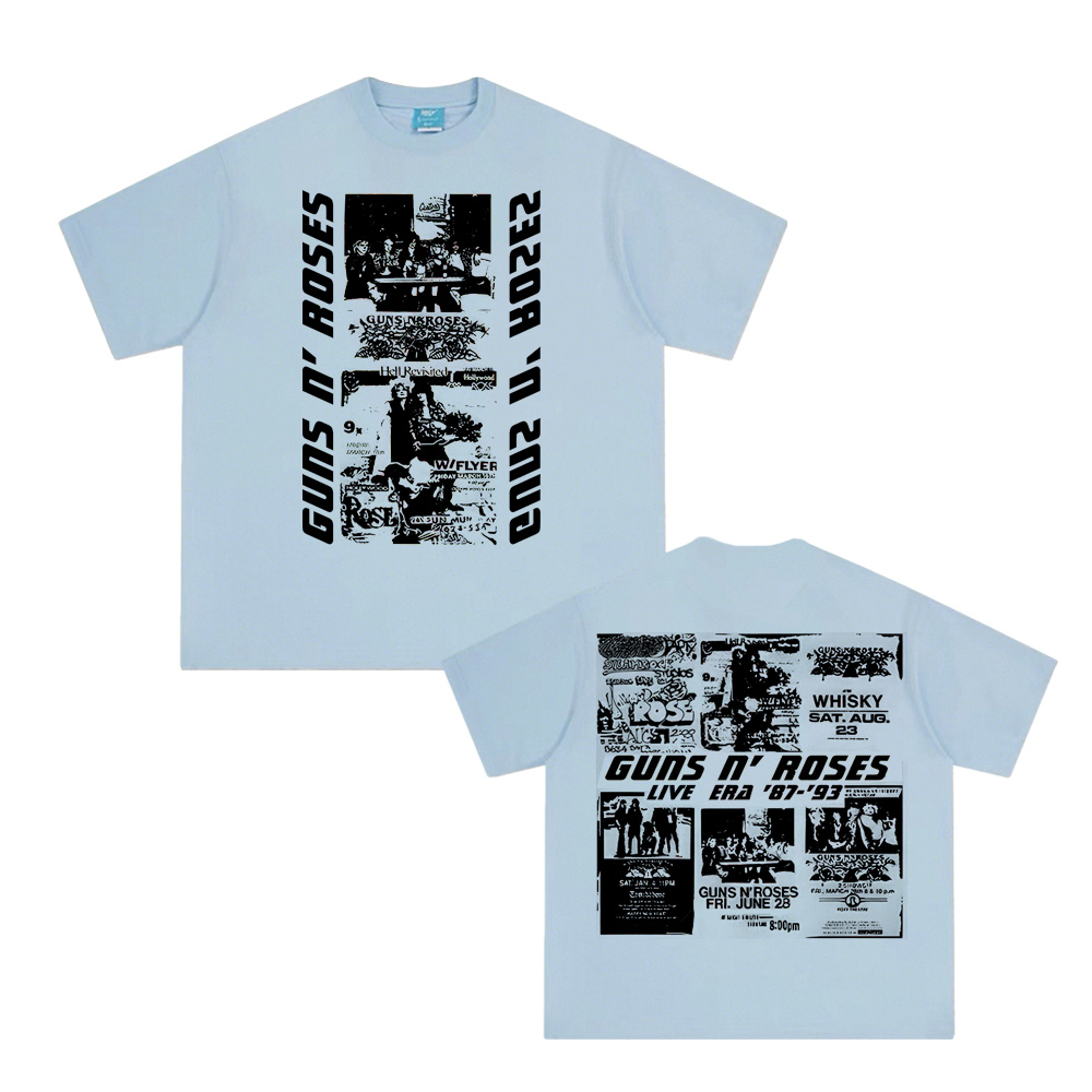 LIVE ERA T-SHIRT ROSES band GU - Summer Clothing Websites incelemesi ve fiyatı