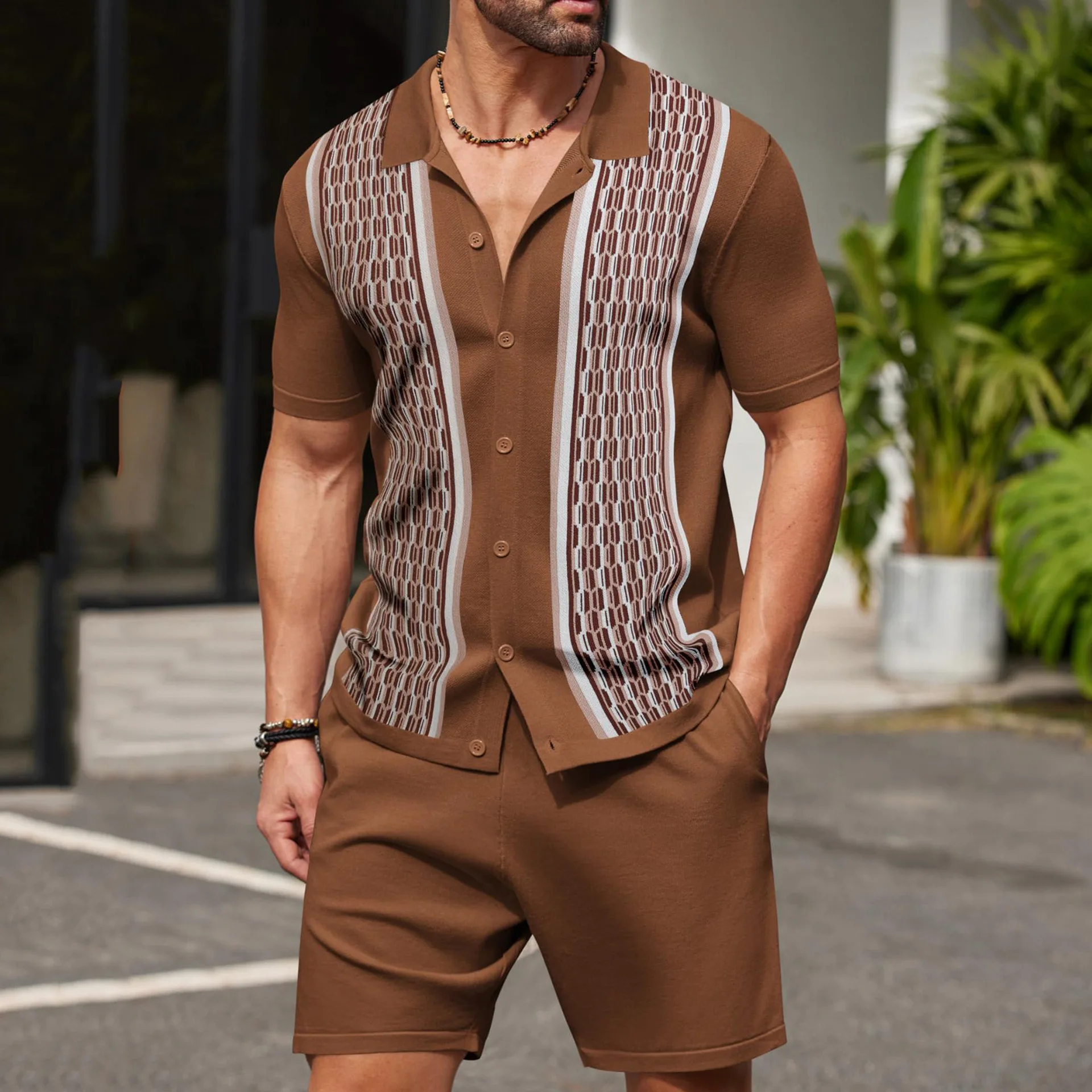Summer Male Ice Silk Short-sle - Quality Summer Clothing incelemesi ve fiyatı