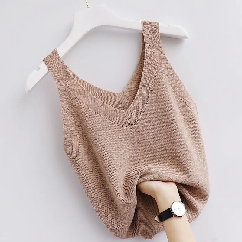 Knitting Vintage Tank Top V-Ne - Summer Zara incelemesi ve fiyatı