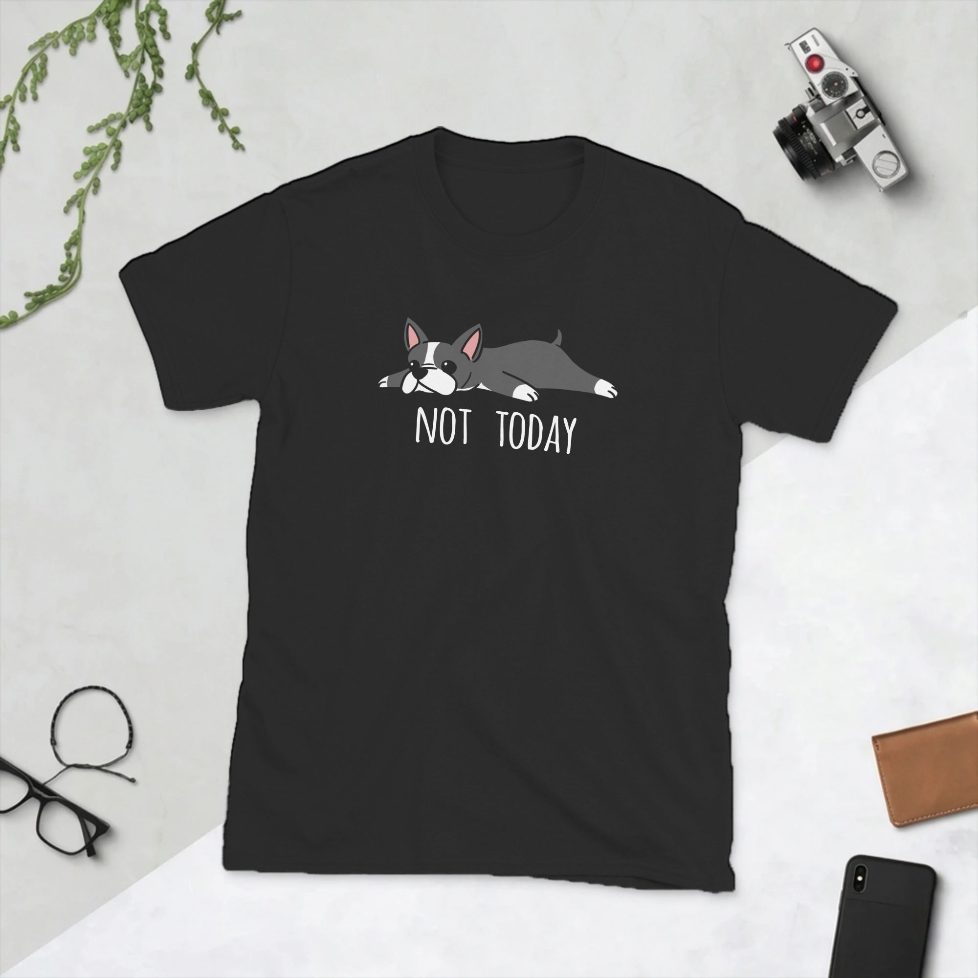 Funny Not Today Boston Terrier - Summer Clothing Ideas Men incelemesi ve fiyatı