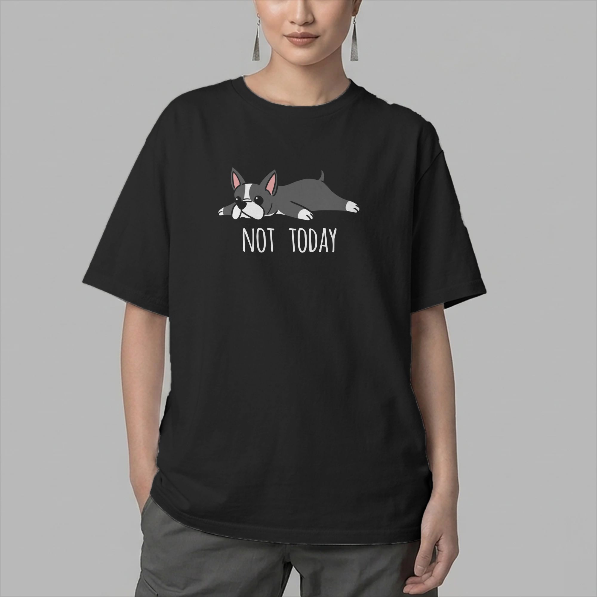 Funny Not Today Boston Terrier - Summer Clothing Ideas Men incelemesi ve fiyatı
