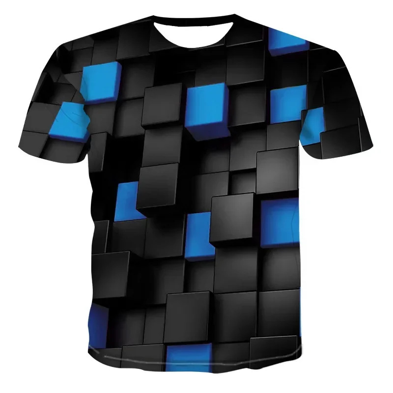 Men's 3D printed T-shirt, over - Summer Clothing Affordable incelemesi ve fiyatı