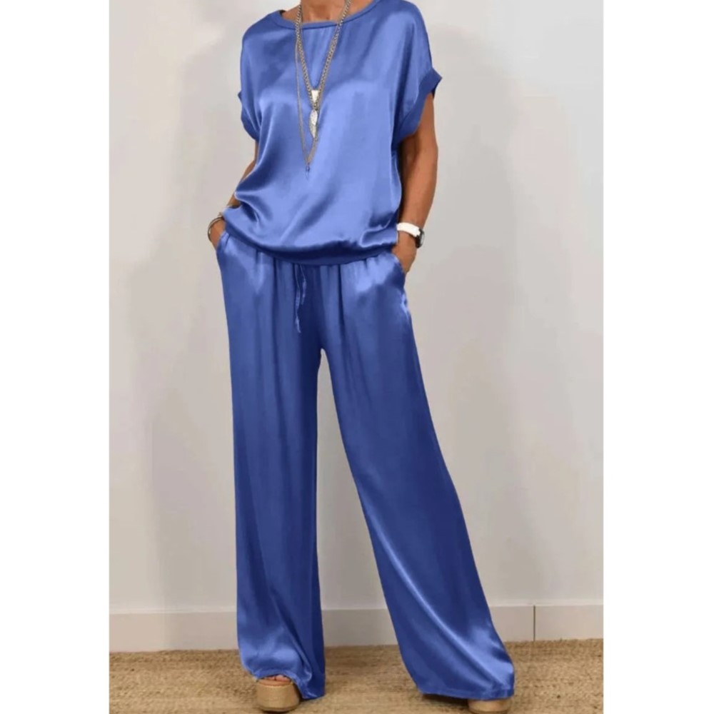 2-piece Set Fashion Satin O Ne - Summer Zara incelemesi ve fiyatı