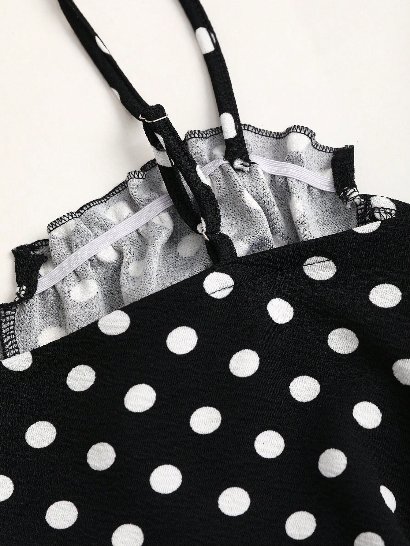 Polka Dot Halter Neck Peplum T - Halter Neck Top incelemesi ve fiyatı