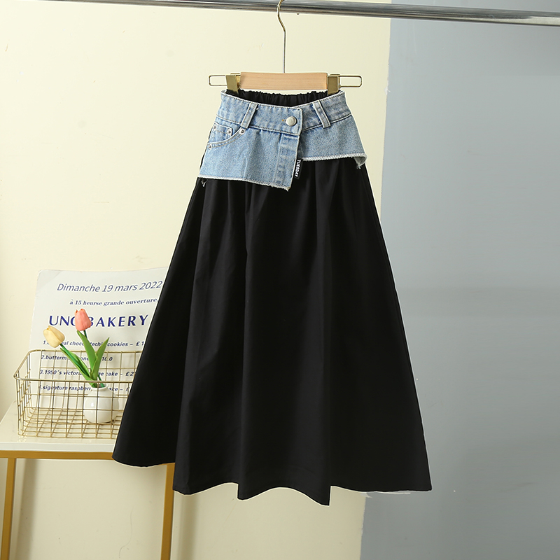 Korean Child Long Patchwork De - Summer Clothing Teen Girls incelemesi ve fiyatı