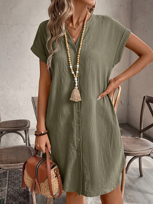 Women's Summer Casual Shirt Dr - Summer Clothing For 70 Year Old Woman incelemesi ve fiyatı