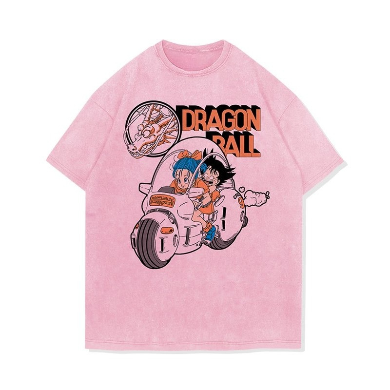Anime Dragon Ball Vintage Wash - Japanese Summer Clothing Men incelemesi ve fiyatı