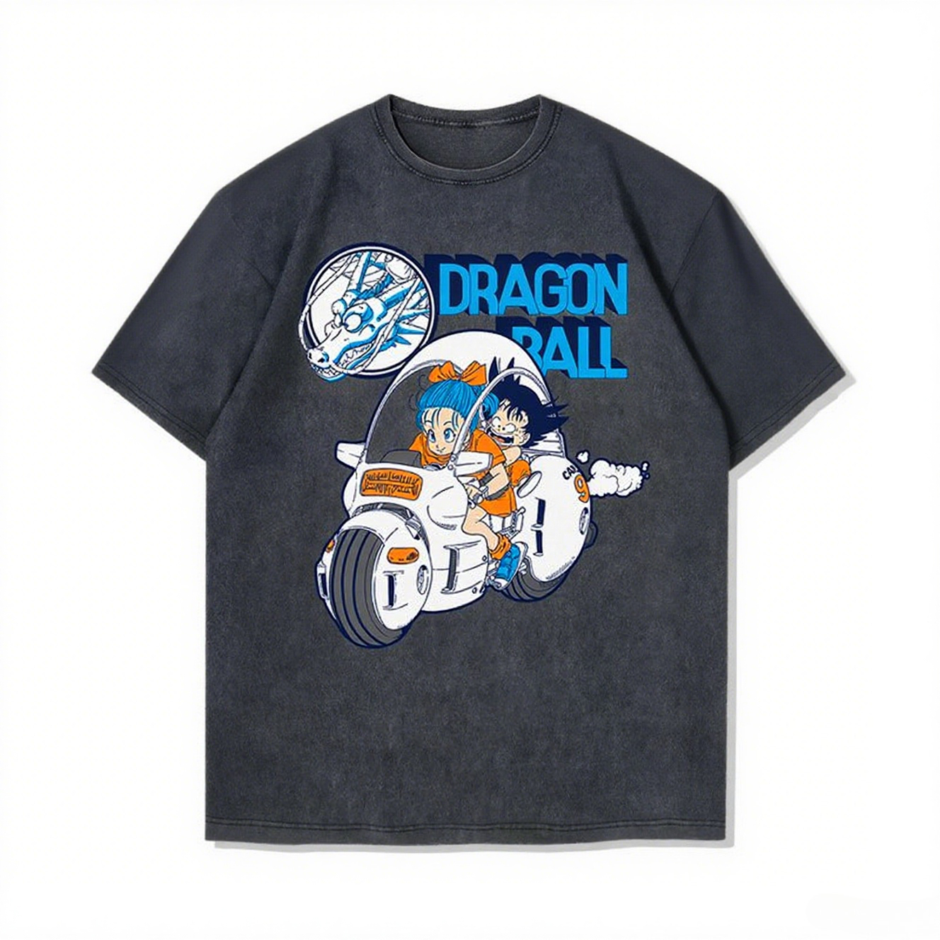 Anime Dragon Ball Vintage Wash - Japanese Summer Clothing Men incelemesi ve fiyatı